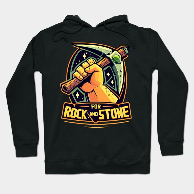 Deep Rock Galactic For Rock and Stone Hoodie by Arnieduke